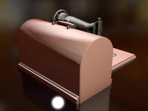 Singer Sewing Machine 3D Model