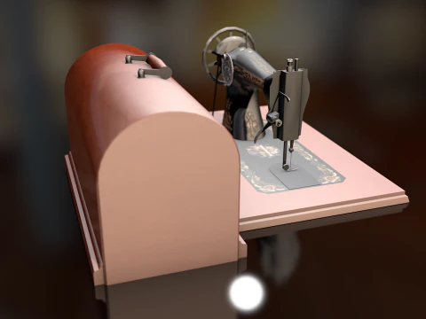 Singer Sewing Machine 3D Model
