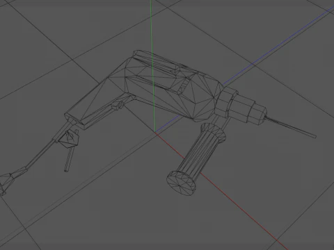 Black Decker Driller 3D Model