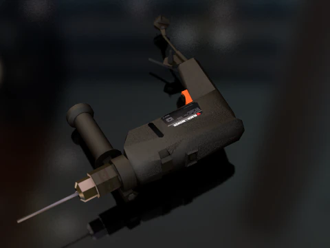 Black Decker Driller 3D Model