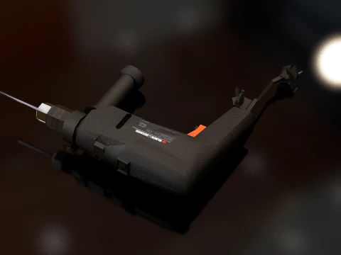 Black Decker Driller 3D Model