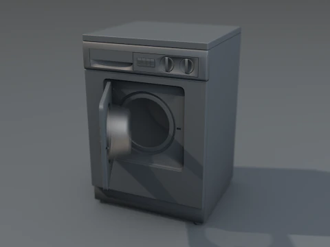 Laundry Washing Machine 3D Model