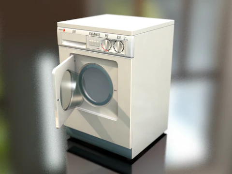 Laundry Washing Machine 3D Model