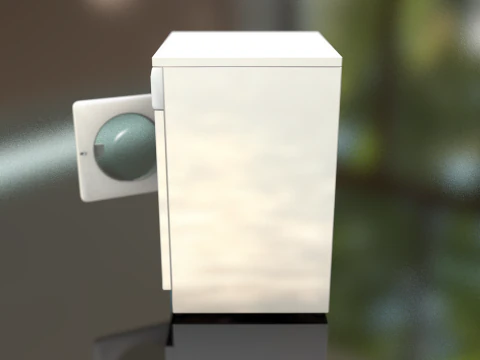 Laundry Washing Machine 3D Model