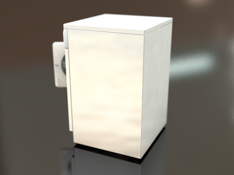 &Ccedil;amaşır Yıkama Makinesi 3D Model