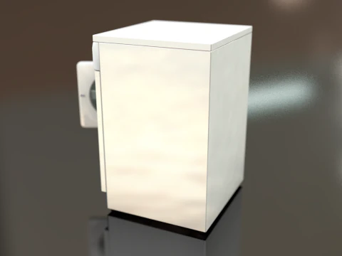 Laundry Washing Machine 3D Model