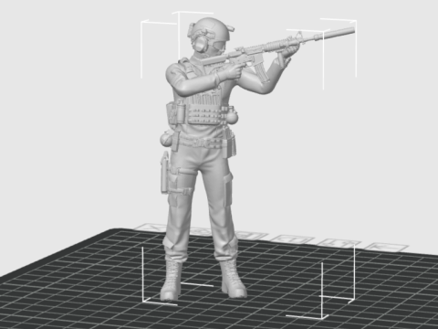 ВОЕННАЯ АРМИЯ 3D МОДЕЛЬ 3D Принт Модель