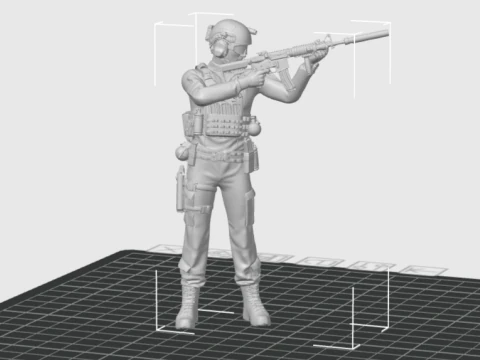3D МОДЕЛЬ ВІЙСЬКОВОЇ АРМІЇ 3D Принт Модель