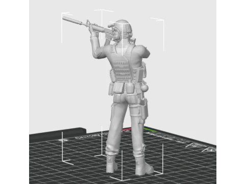 MILITARY ARMY 3D MODEL 3D Print Model