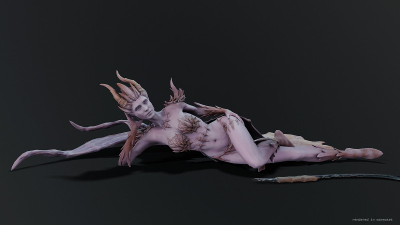 Demon 3D Model .c4d .max .obj .3ds .fbx .stl .blend 