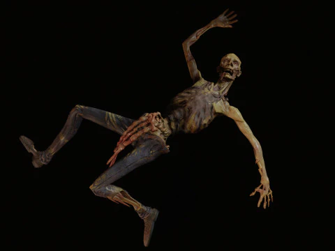 Zombie skinny 3D Model