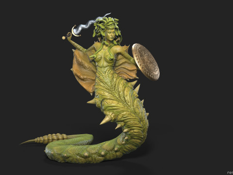 Горгона 3D Модель