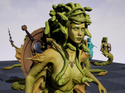 gorgon 3D Model