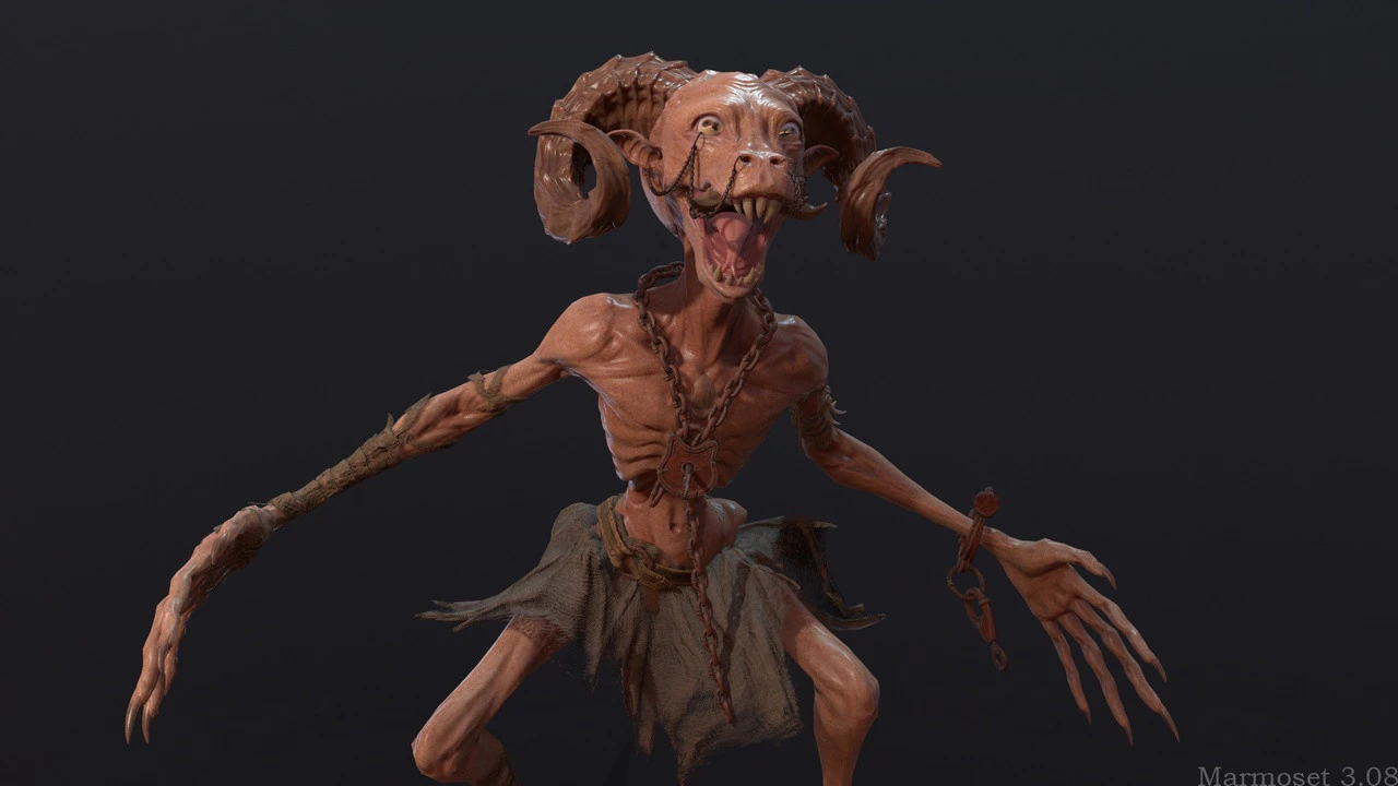 Devil unreal unity 13 animations rig in maya 3D Model .c4d .max .obj .3ds .fbx .stl .blend 