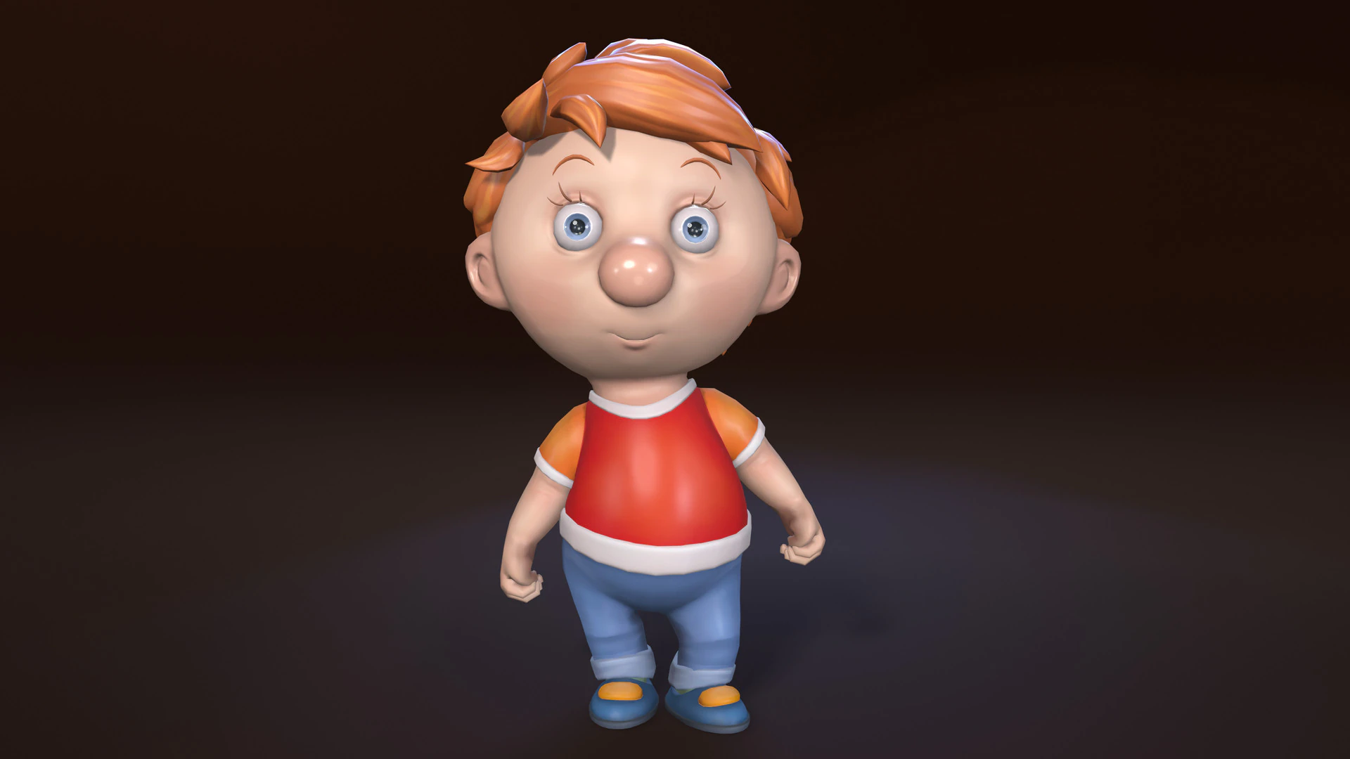 Boy unreal unity 19 animations rig in maya 3D Model .c4d .max .obj .3ds .fbx .stl .blend 