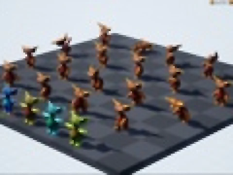 Cute monster unreal unity 19 animations fbx obj 3D Model