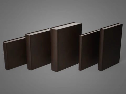 Realistic Low Poly Book and Paper Props Pack - Game-Ready PBR Low-poly 3D Model