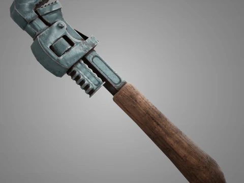 Vintage Hand Tools Pack Low Poly Game-Ready Tools PBR 2K 3D Model