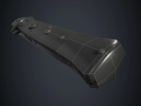 Stiletto Switchblade - Animated - Low Poly Game-Ready Weapon PBR 2K 3D Model