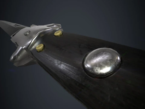 Stiletto Switchblade - Animated - Low Poly Game-Ready Weapon PBR 2K 3D Model