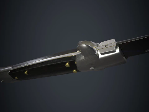 Stiletto Switchblade - Animated - Low Poly Game-Ready Weapon PBR 2K 3D Model