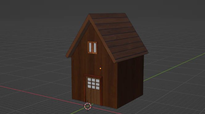 Simple house 3D Model .c4d .max .obj .3ds .fbx .stl .blend 