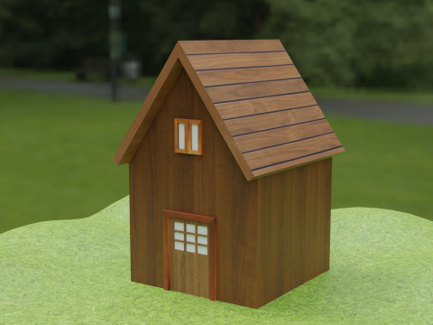 casa sencilla Modelo 3D