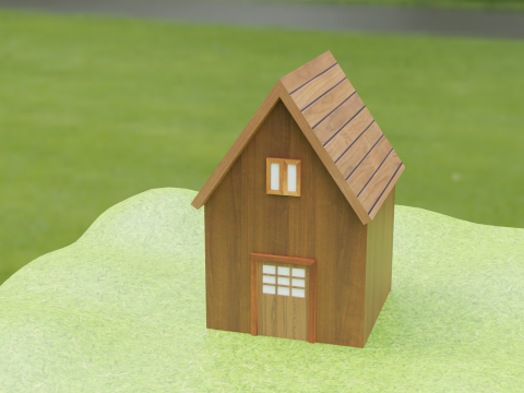 casa sencilla Modelo 3D