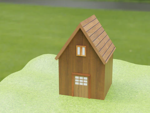 Simple house 3D Model