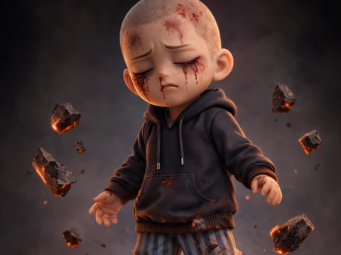 STRANGER CHIBI A Menina Psquica Final Sezonu 80'ler Bilim Kurgu Chibi Koleksiyonu 3D Baskı Modeli