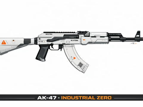Colección INDUSTRIAL ZERO AK-47 Modelo de impresión 3D