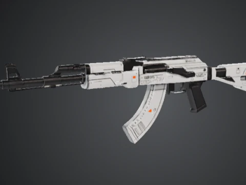 AK-47 INDUSTRIAL ZERO Collection 3D Print Model