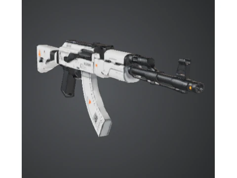 AK-47 INDUSTRIAL ZERO Collection 3D Print Model