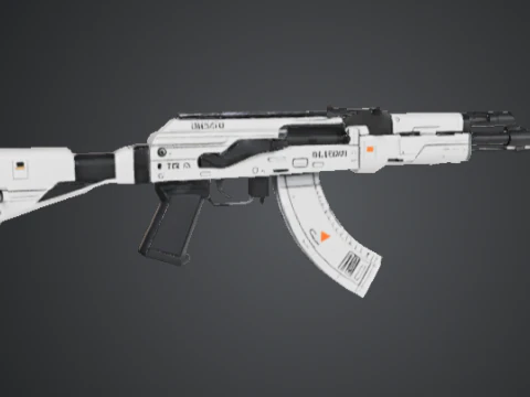 AK-47 INDUSTRIAL ZERO Collection 3D Print Model
