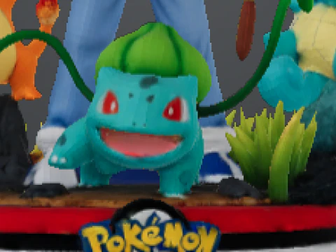 Pok&eacute;mon Ash Ketchum Pikachu Entrenador legendario Or&iacute;genes Kanto Starters Ascension Modelo de impresión 3D