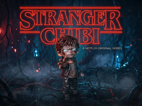 Stranger Chibi Final Season O Despertar Psquico 3D Print Model