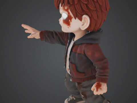 Stranger Chibi Final Season O Despertar Psquico 3D Print Model
