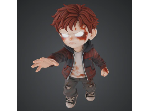Stranger Chibi Final Season O Despertar Psquico 3D Print Model