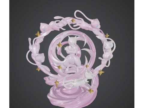 Pokemon Ethereal Spiral Guardian of Stillness 3D Print Model