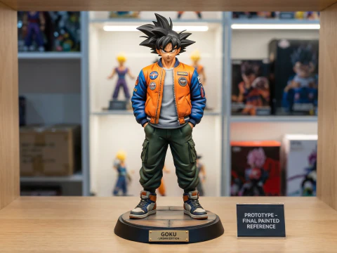 Goku Urban Edition 3D Collectible Figure 3D Print Model