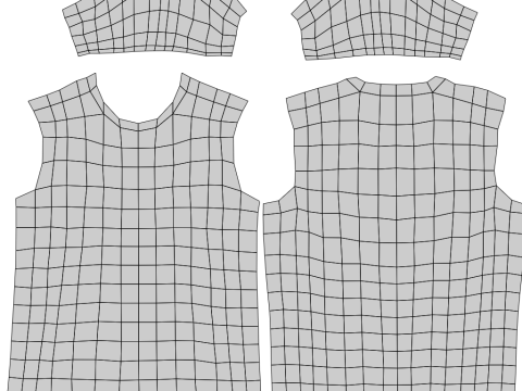 Low Poly Male Female Graphic T-Shirt Multiple Colors - 3D Clothing Model 3D Model