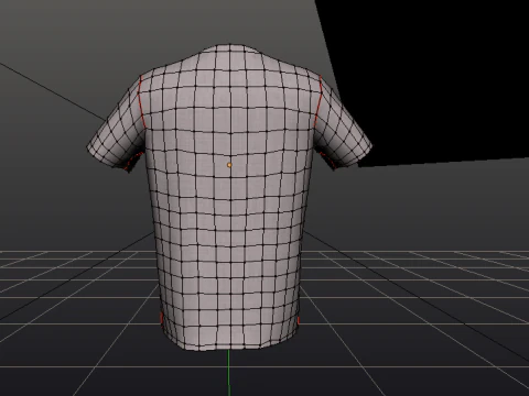 Low Poly Male Female Graphic T-Shirt Multiple Colors - 3D Clothing Model 3D Model