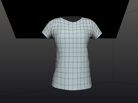 Low Poly Male Female Graphic T-Shirt Multiple Colors - 3D Clothing Model 3D Model