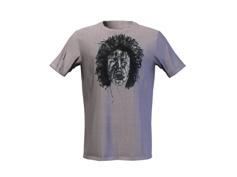 Low Poly Male Female Graphic T-Shirt Multiple Colors - 3D Clothing Model 3D Model