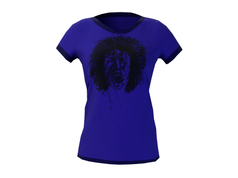 Low Poly Male Female Graphic T-Shirt Multiple Colors - 3D Clothing Model 3D Model