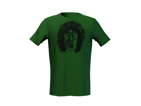 Low Poly Male Female Graphic T-Shirt Multiple Colors - 3D Clothing Model 3D Model