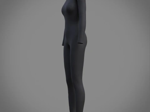 Female Full Bodysuit 3D Clothing Model 3D Model