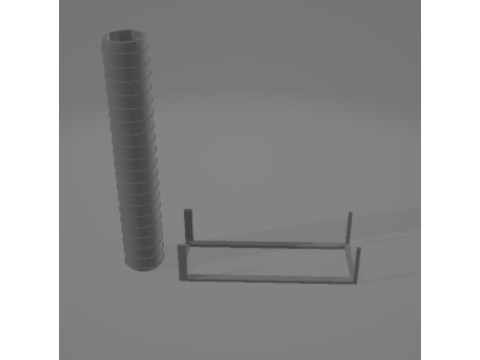 मैक्वेटा डे ट्यूनलेरा टीबीएम 3D प्रिंट मॉडल