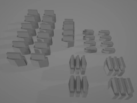 Maqueta de tunelera TBM 3D Print Model