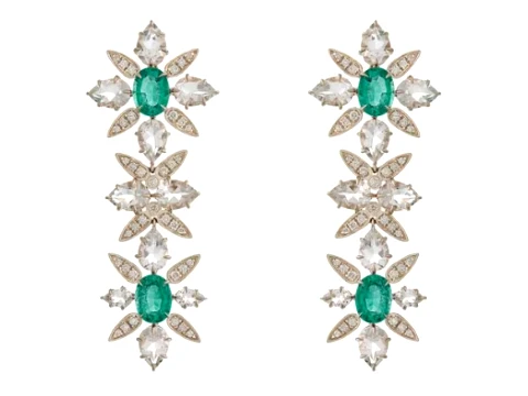 EMERALD EARRING 3D Model